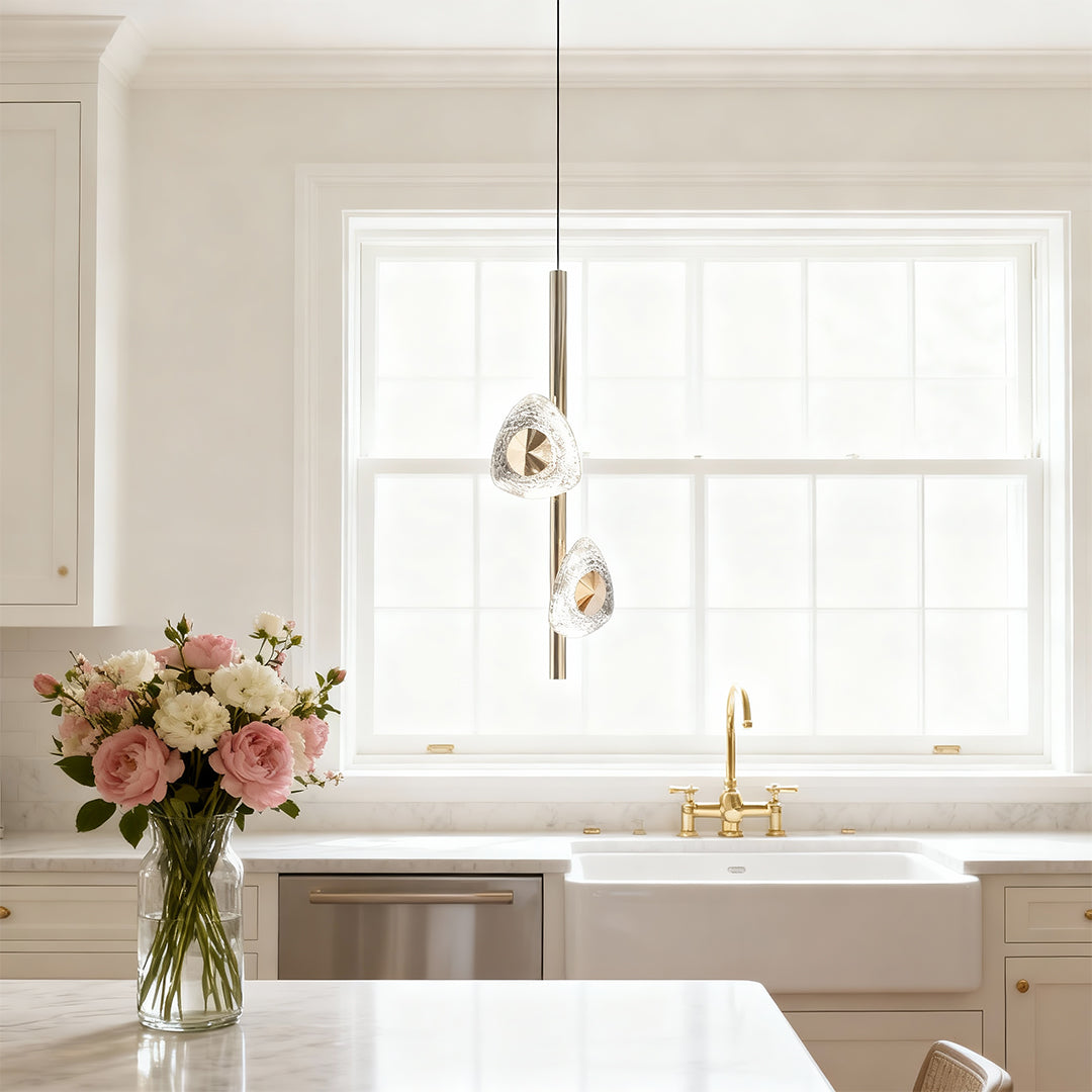 WINTHORPE CRYSTAL DROPLET CEILING LANTERN