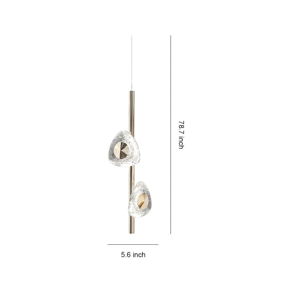 WINTHORPE CRYSTAL DROPLET CEILING LANTERN