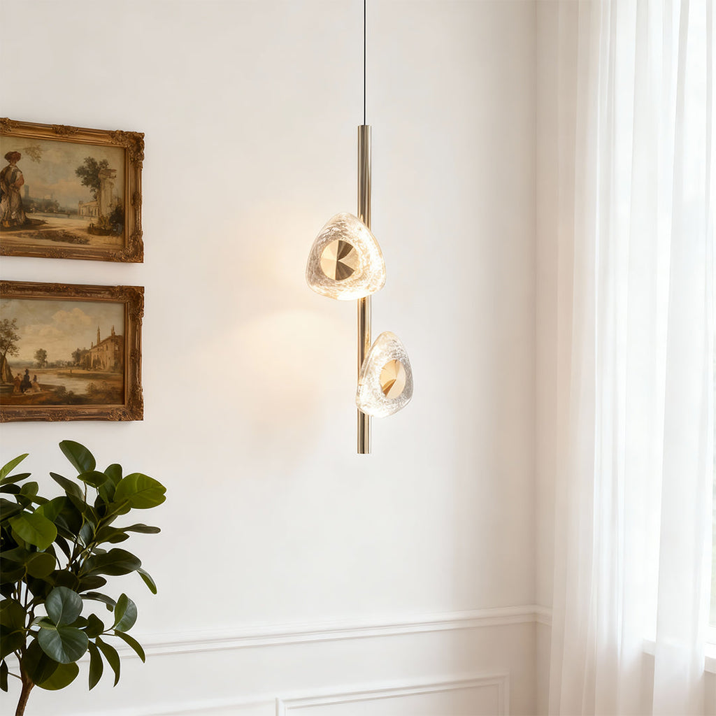 WINTHORPE CRYSTAL DROPLET CEILING LANTERN