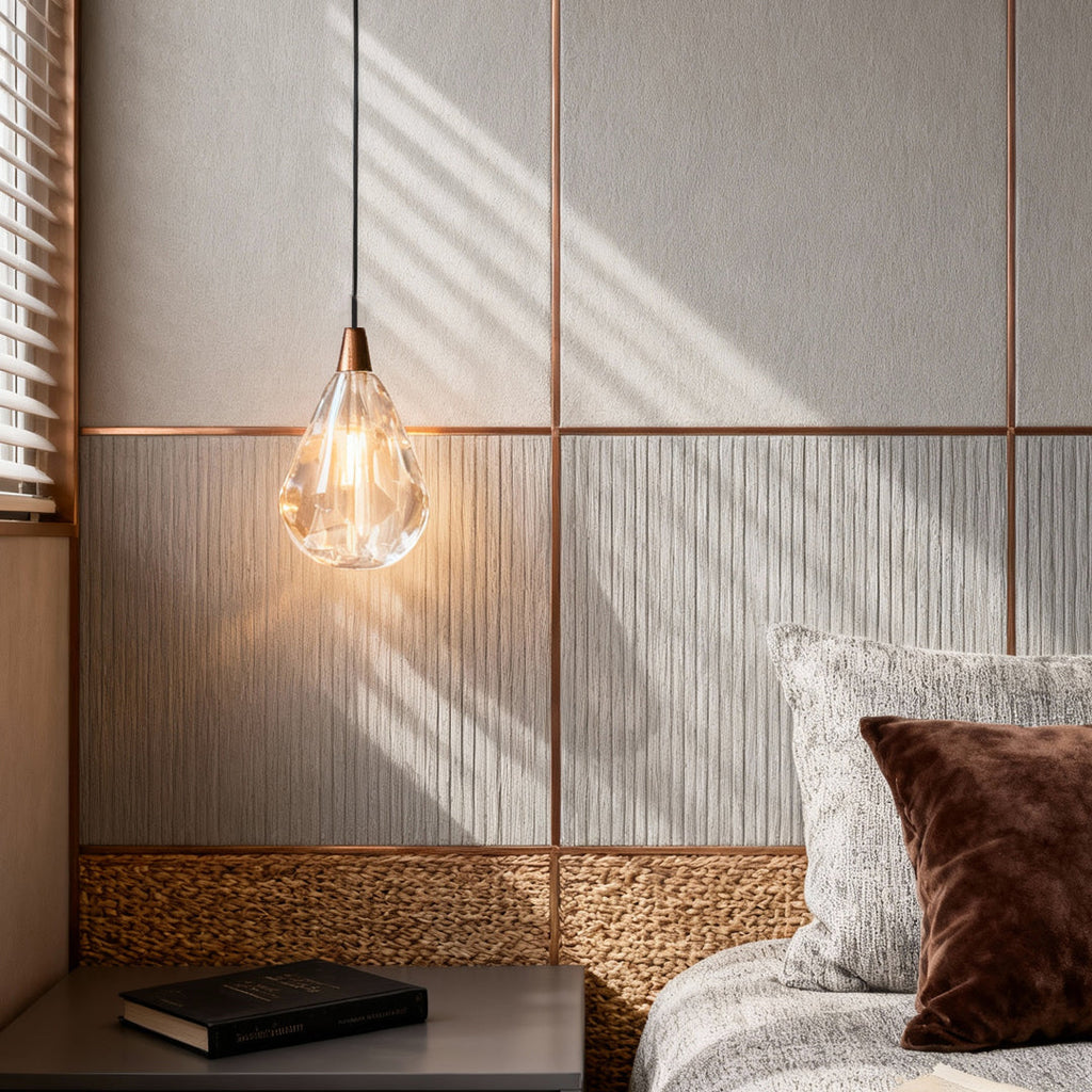 WINTHORPE CRYSTAL DROP PENDANT LIGHT
