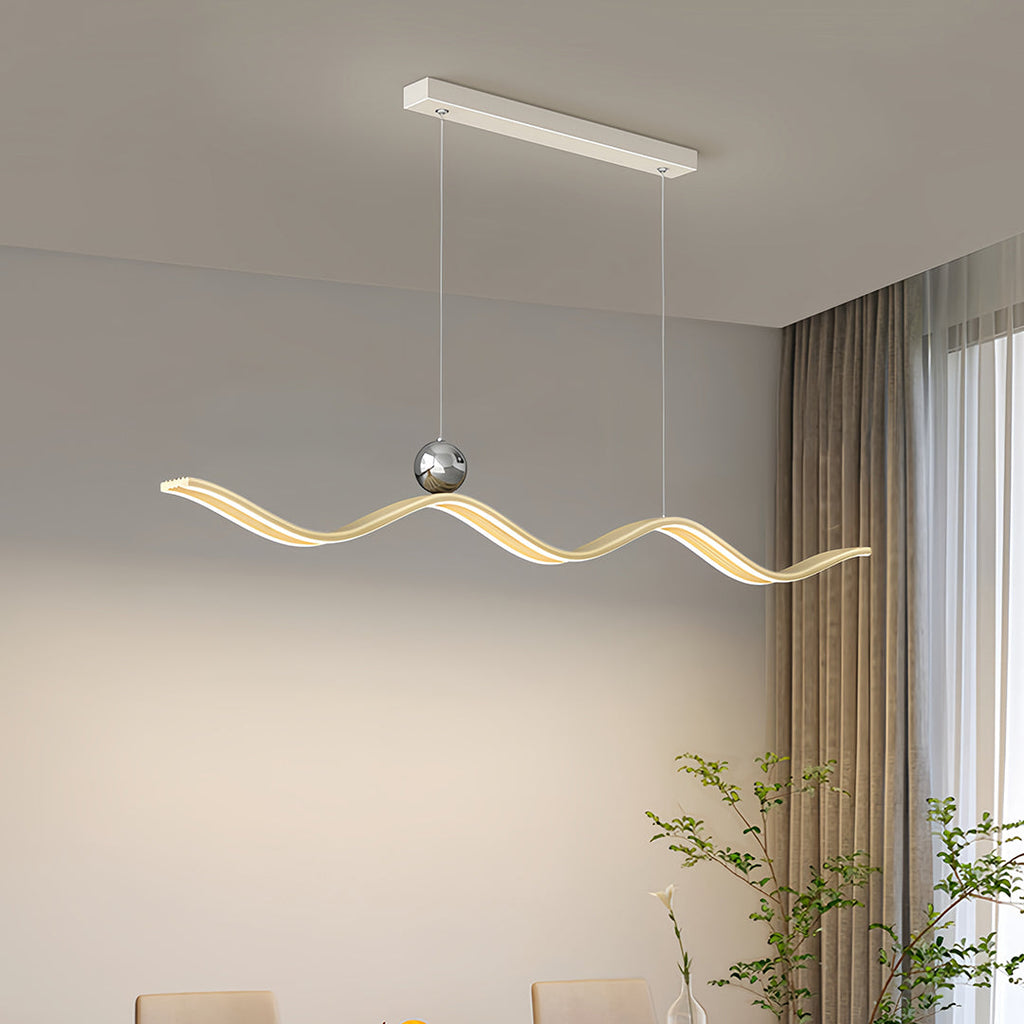 WHITBY WAVE MODERN PENDANT LIGHT