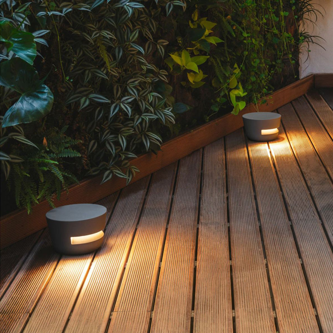 RAVENWOOD ILLUMINA PATH LIGHTS, MODERN GEOMETRIC GARDEN LANTERNS