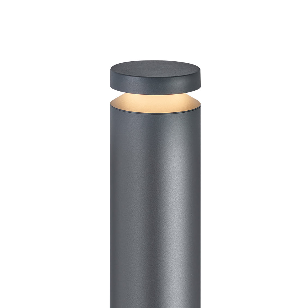 WINTERBOURNE MODERN OUTDOOR BOLLARD LIGHT WITH WATER-RESISTANT DESIGN