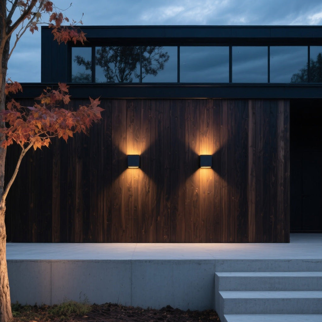 WINTERBOURNE CAST ALUMINUM OUTDOOR SCONCE WITH WATER-RESISTANT FINISH
