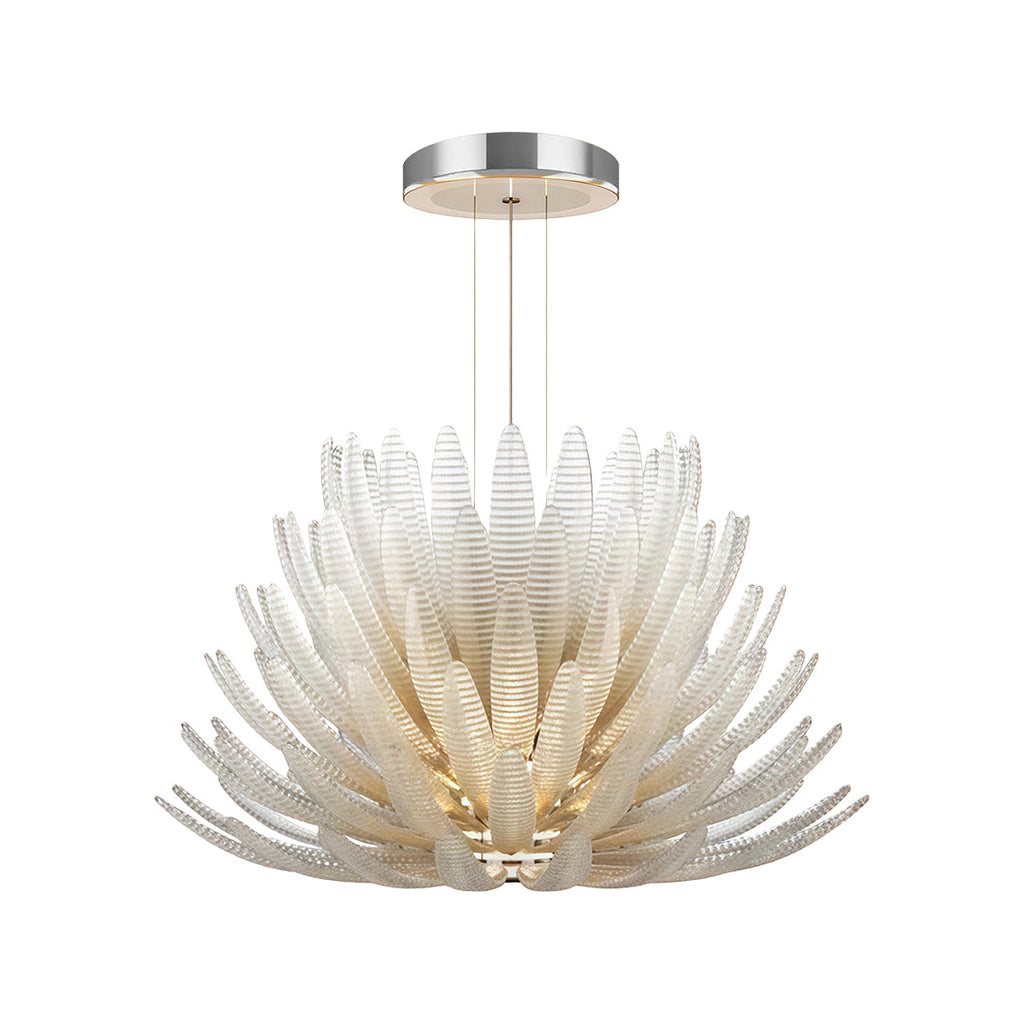 WINTHORPE STAINLESS STEEL CRYSTAL CEILING LANTERN