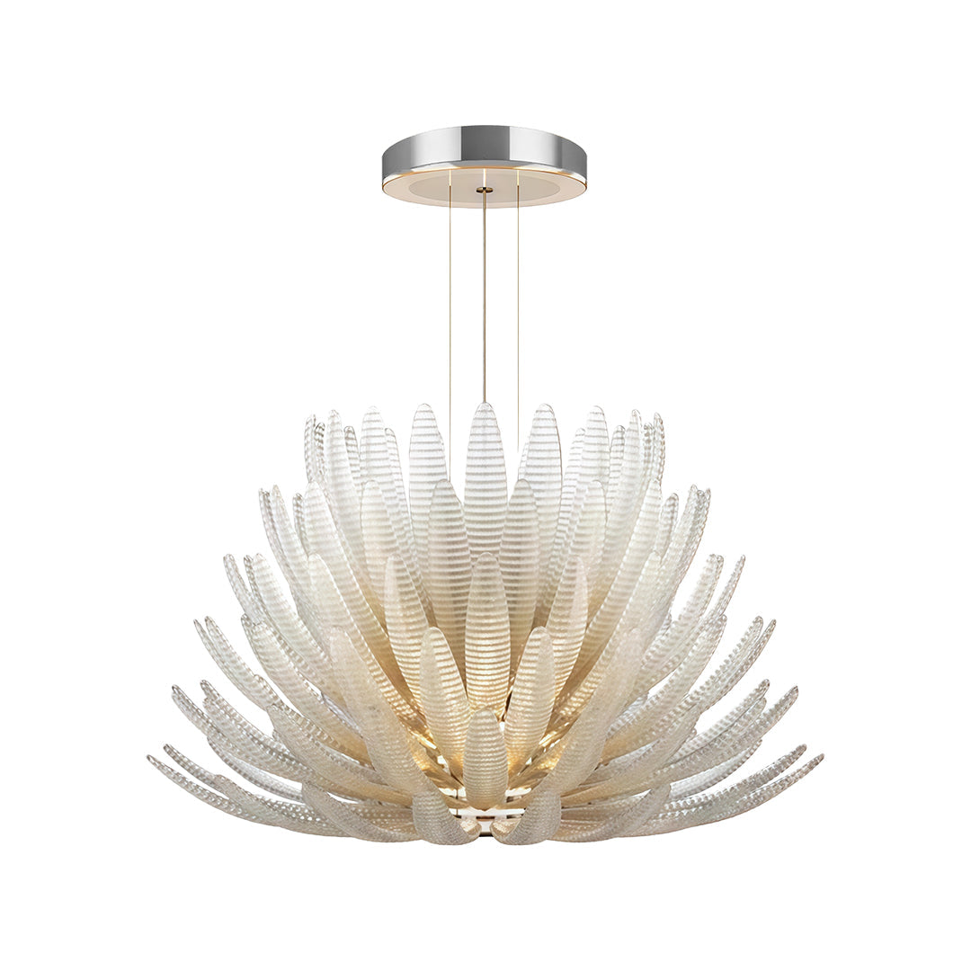 WINTHORPE STAINLESS STEEL CRYSTAL CEILING LANTERN
