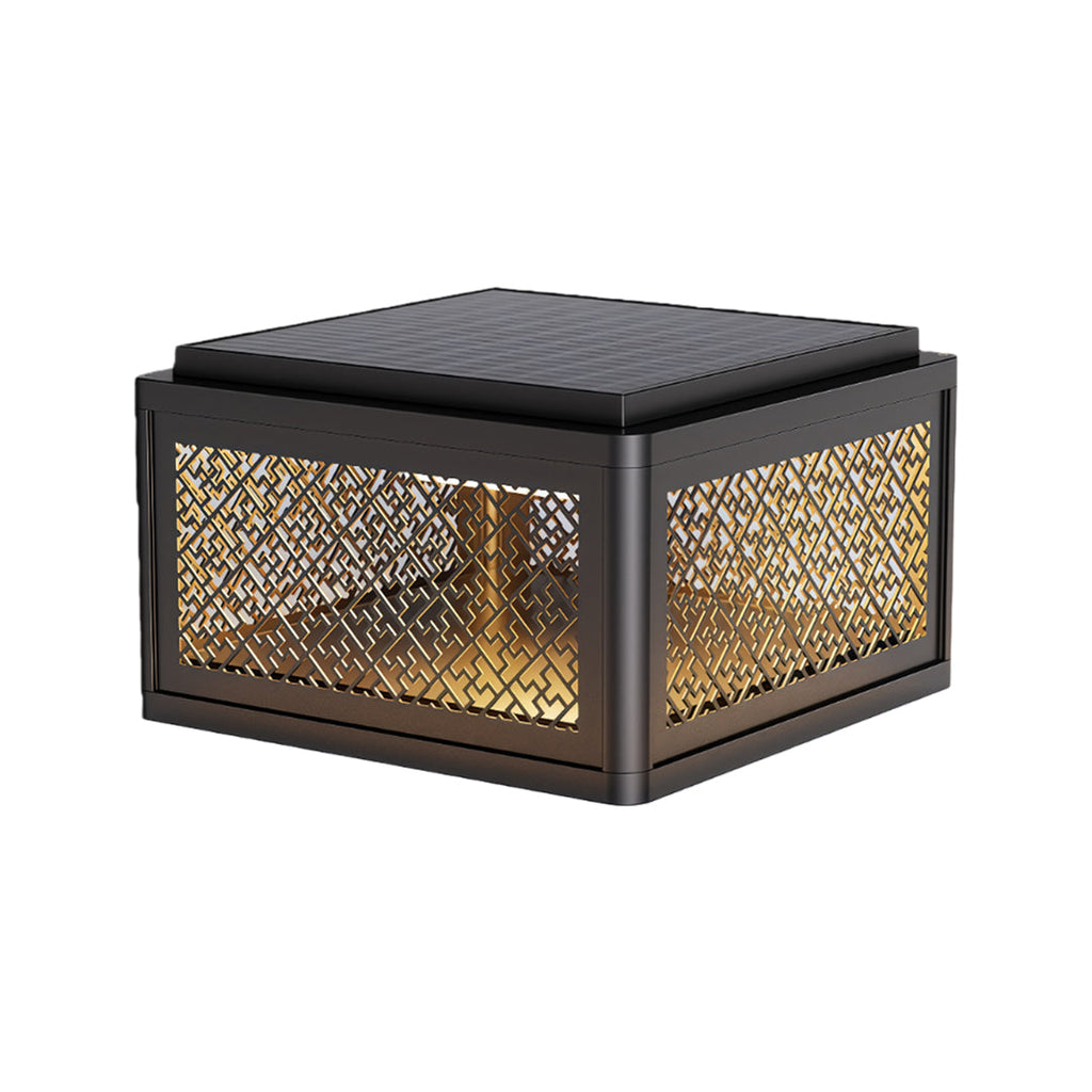 WINTHROP SQUARE PILLAR ILLUMINATOR - WEATHER-RESISTANT OUTDOOR LIGHT