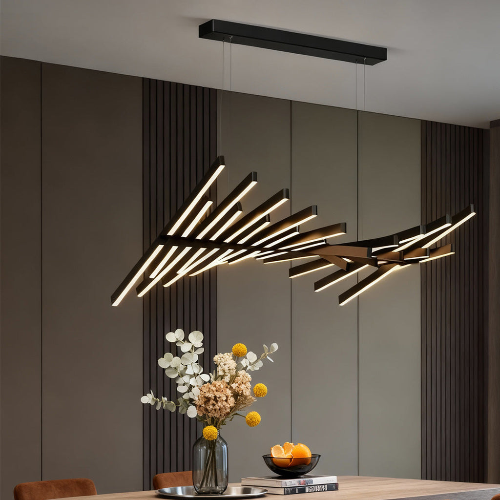 RAVENSTHORPE NORDIC FISHBONE LINEAR CEILING LANTERN