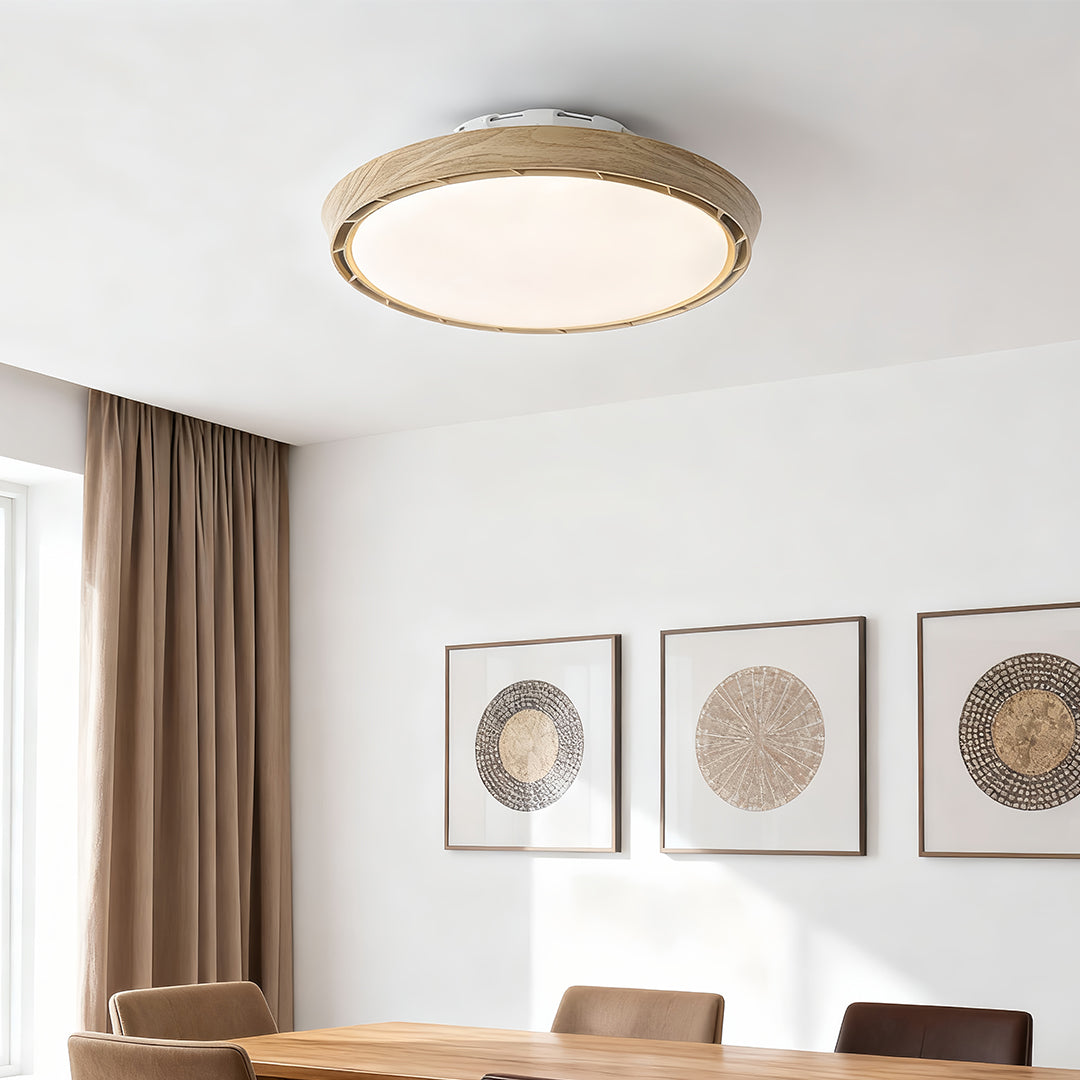 WINDSOR AERO LED CEILING LIGHT WITH DIMMABLE FUNCTION AND LEAFLESS DESIGN
