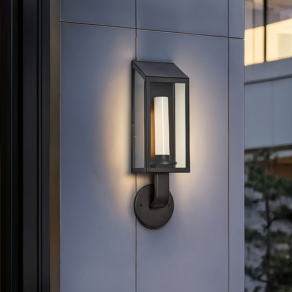 WINTHROP WEATHERED IRON WALL LANTERN