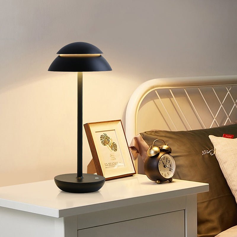 RAVENSDALE TWIN SPHERE LED TOUCH TABLE LUMINAIRE