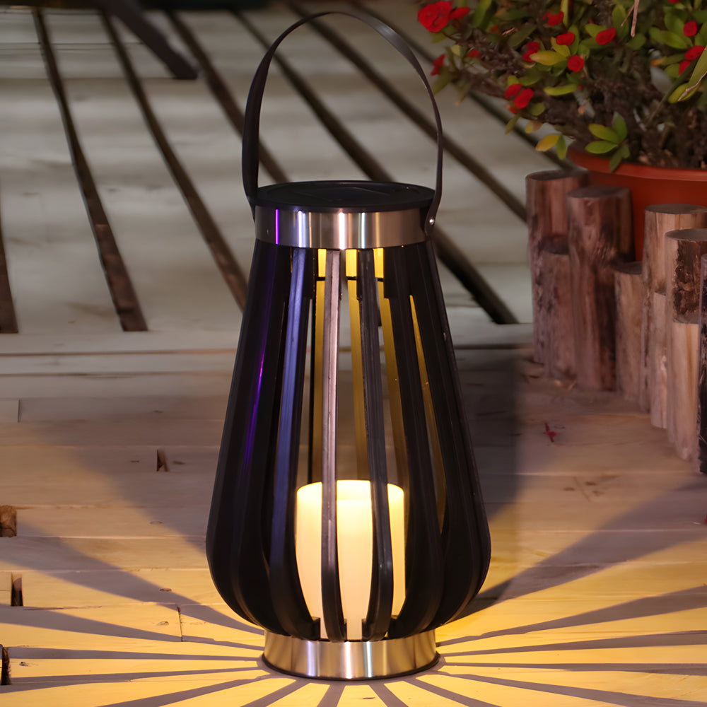 ELMINGTON SOLAR-POWERED GARDEN LANTERN, WEATHER-RESISTANT DECORATIVE LIGHT