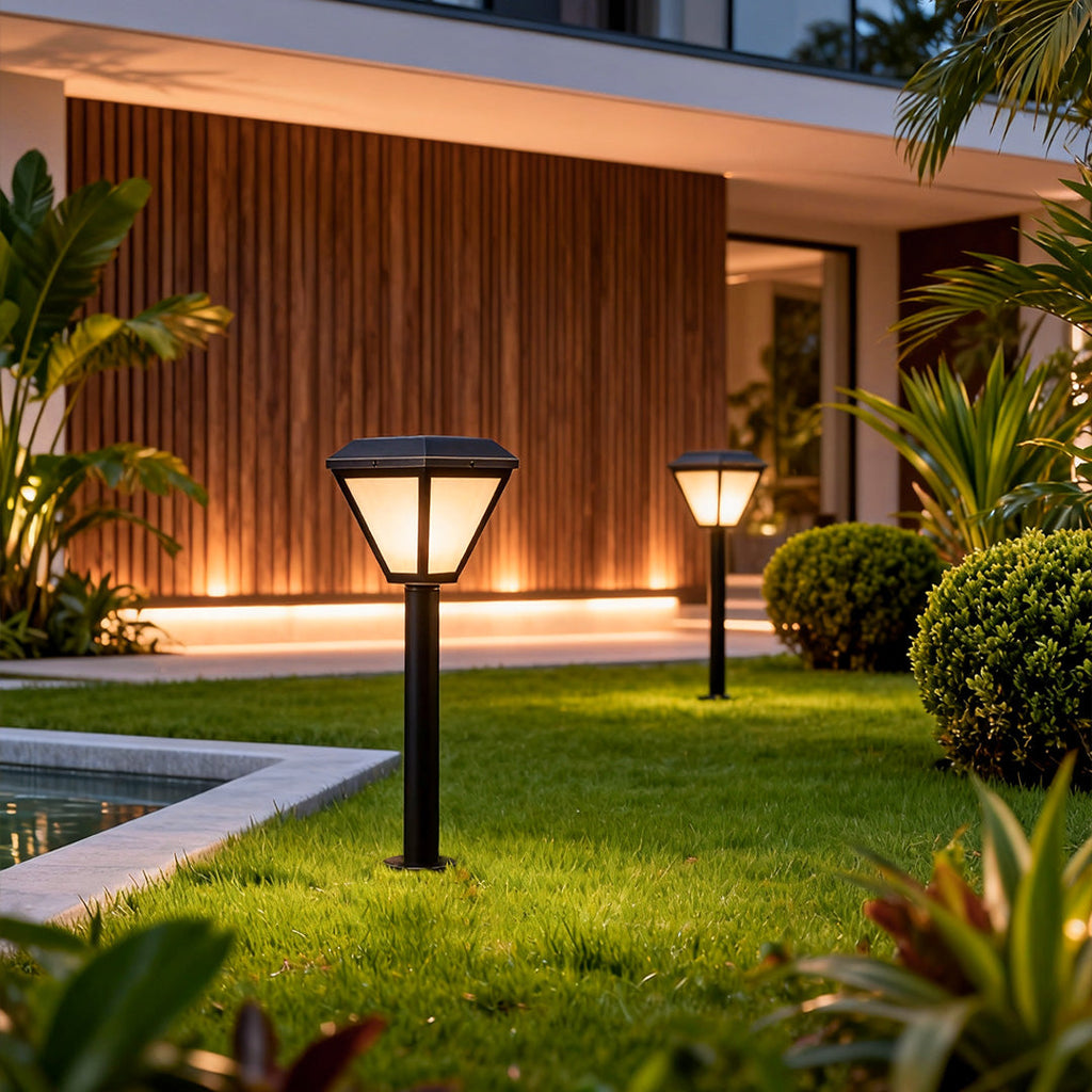 WINTHROP SOLAR GLOW LANDSCAPE BOLLARD LIGHTING