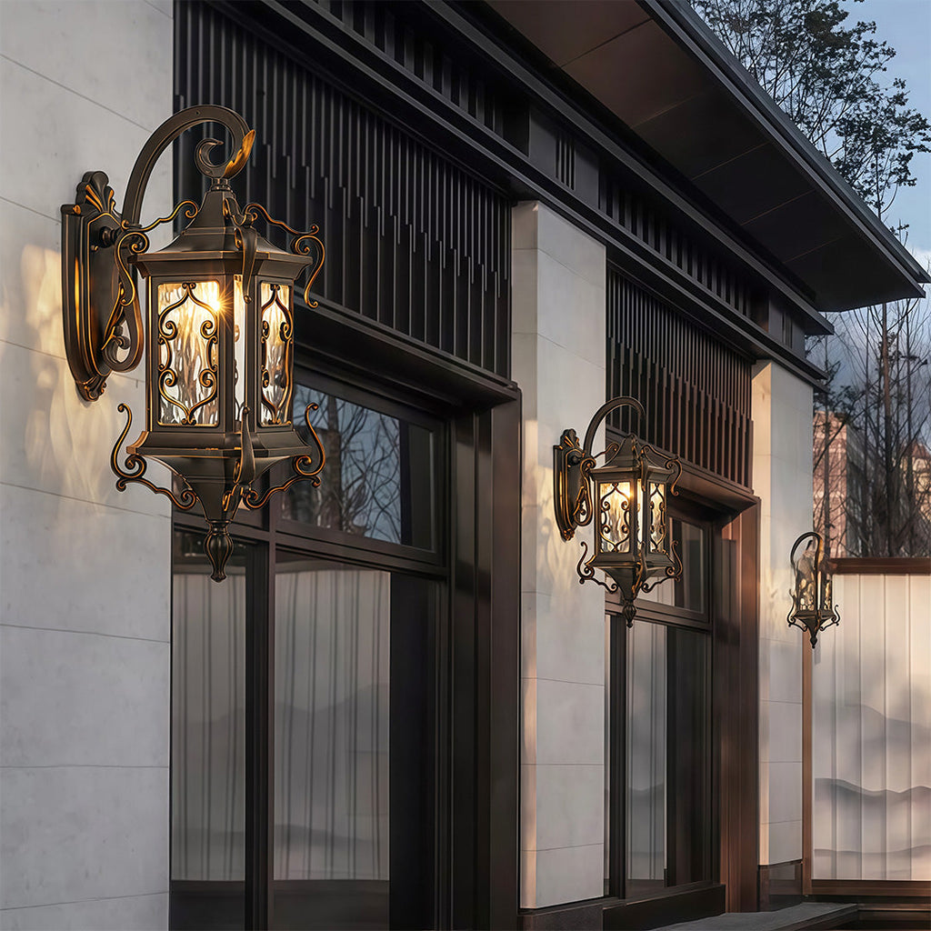 WINDSOR HILLS WEATHERPROOF OUTDOOR WALL LANTERN
