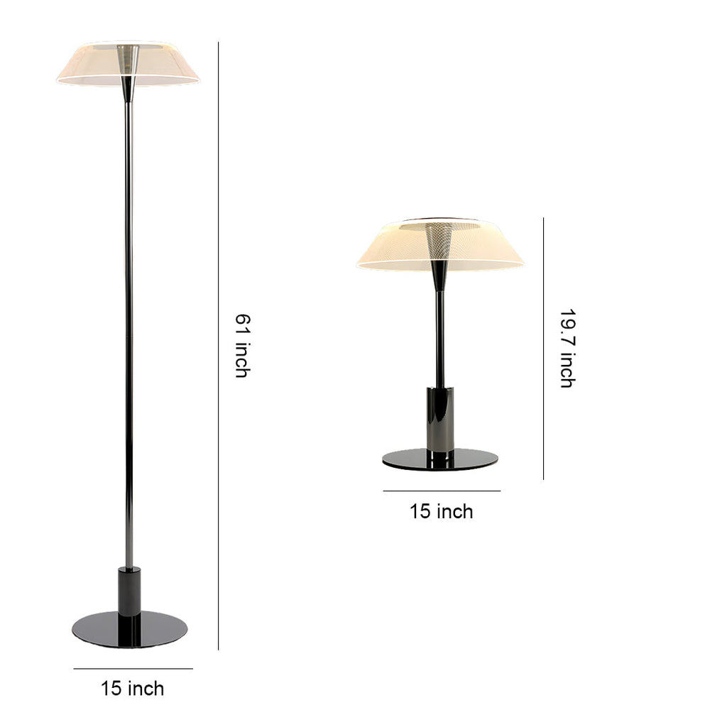 WHITBY TAPERED LUMINAIRE - Sleek Vertical Design Standing Light
