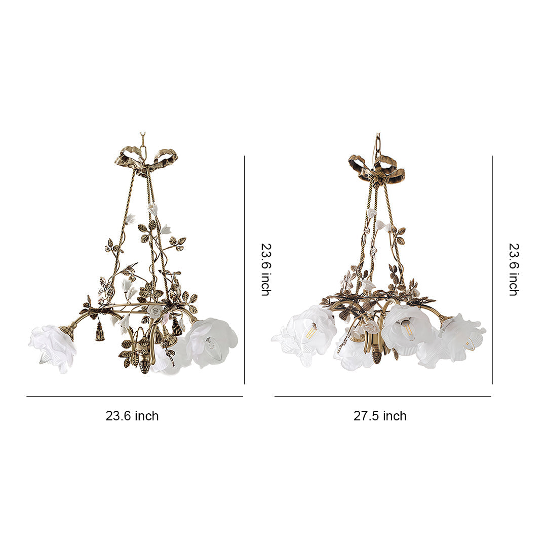 VIOLETTA FLORAL CEILING LUMINAIRE