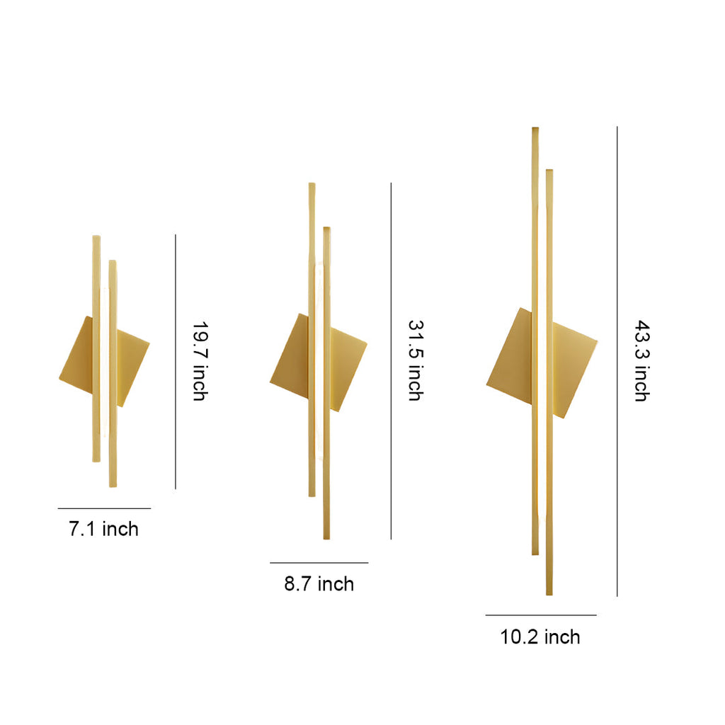 WINTHORPE GEOMETRIC DIAMOND WALL SCONCE