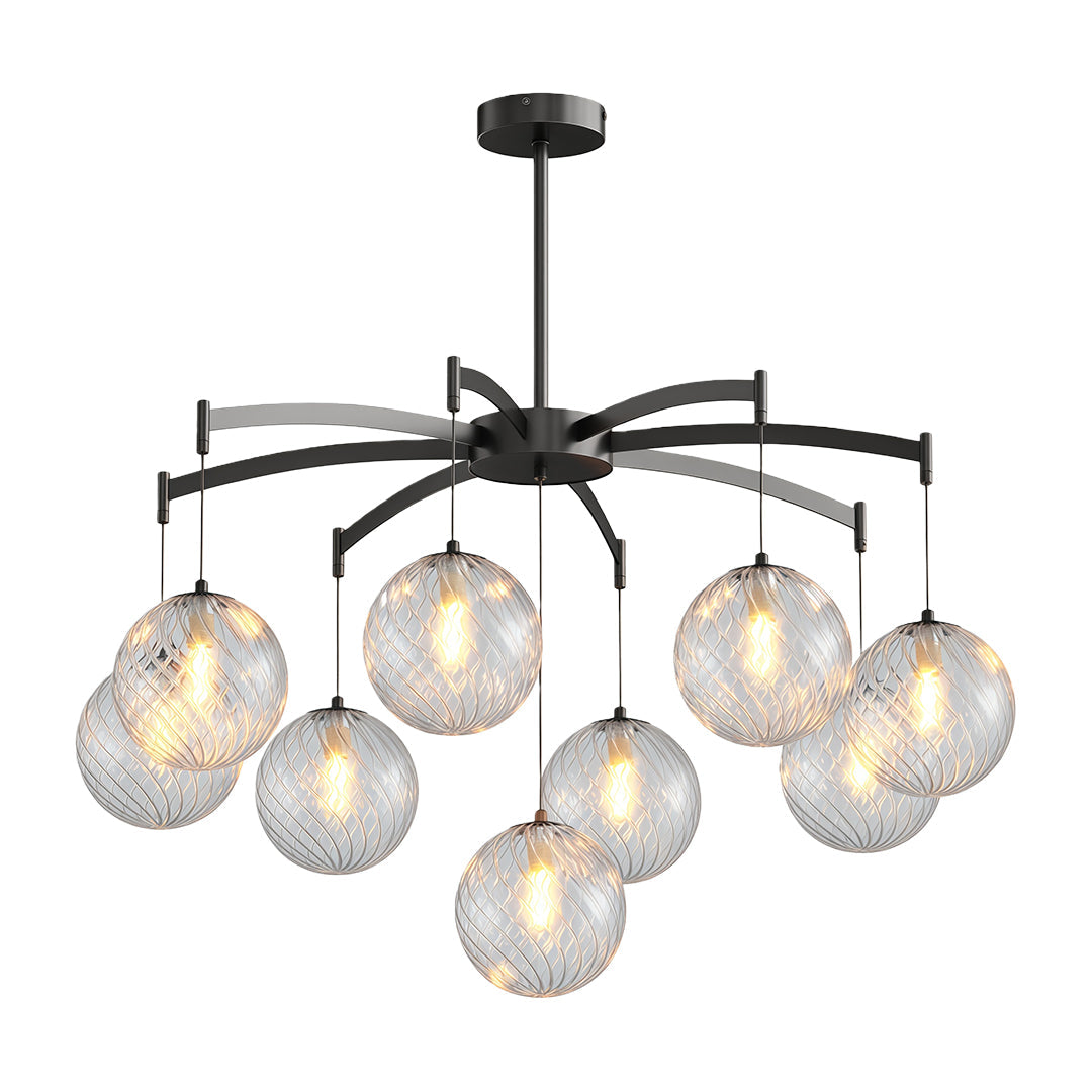 FENWICK COPPER ORB CEILING LUMINAIRE