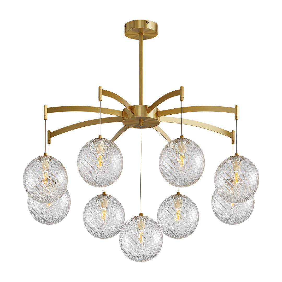 FENWICK COPPER ORB CEILING LUMINAIRE