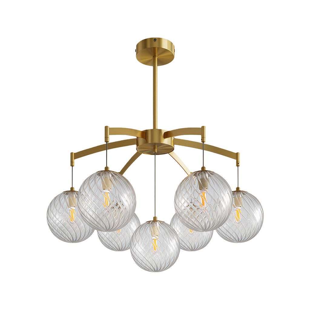 FENWICK COPPER ORB CEILING LUMINAIRE