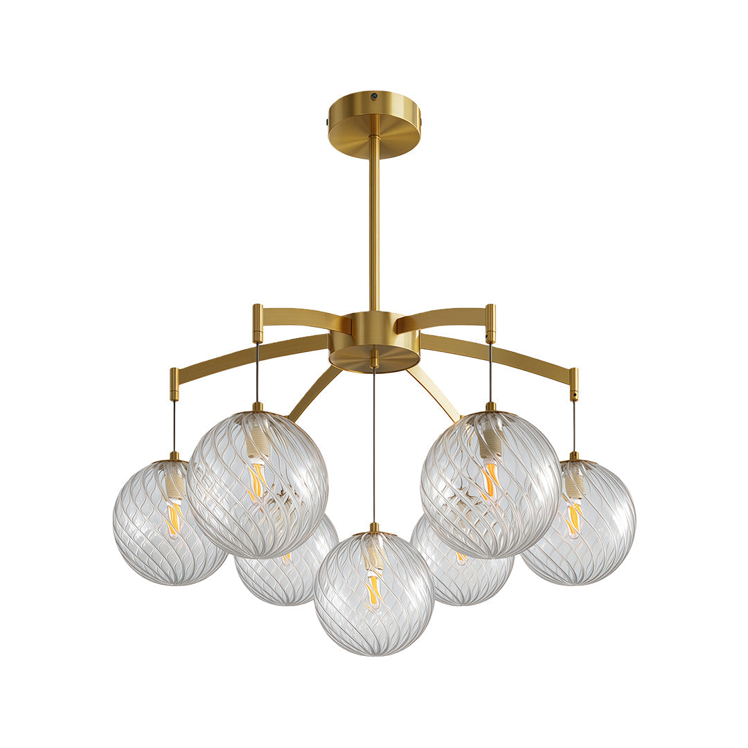 FENWICK COPPER ORB CEILING LUMINAIRE