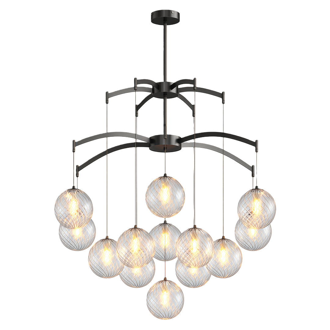 FENWICK COPPER ORB CEILING LUMINAIRE
