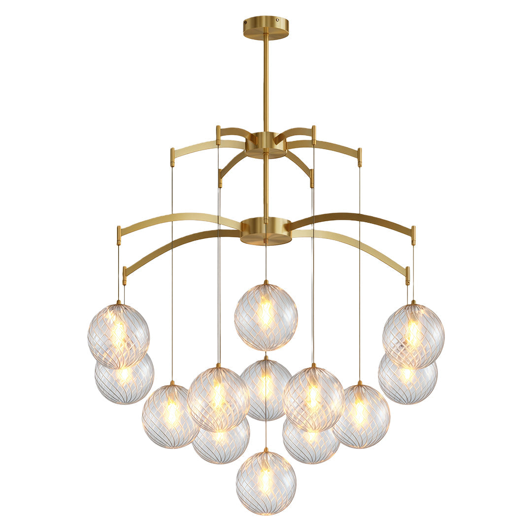 FENWICK COPPER ORB CEILING LUMINAIRE