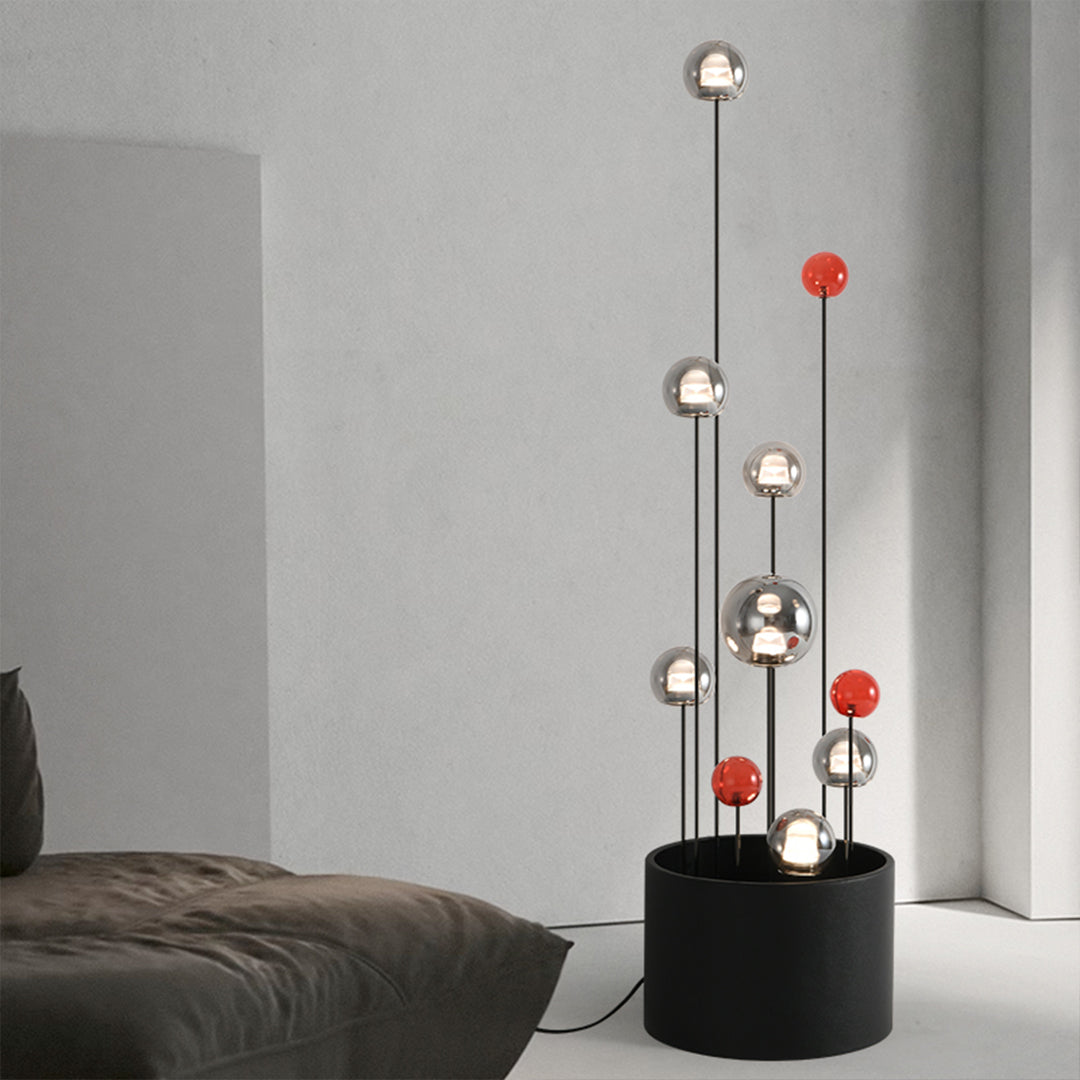 CHARLESTON HUE ORB LAMP WITH STAND