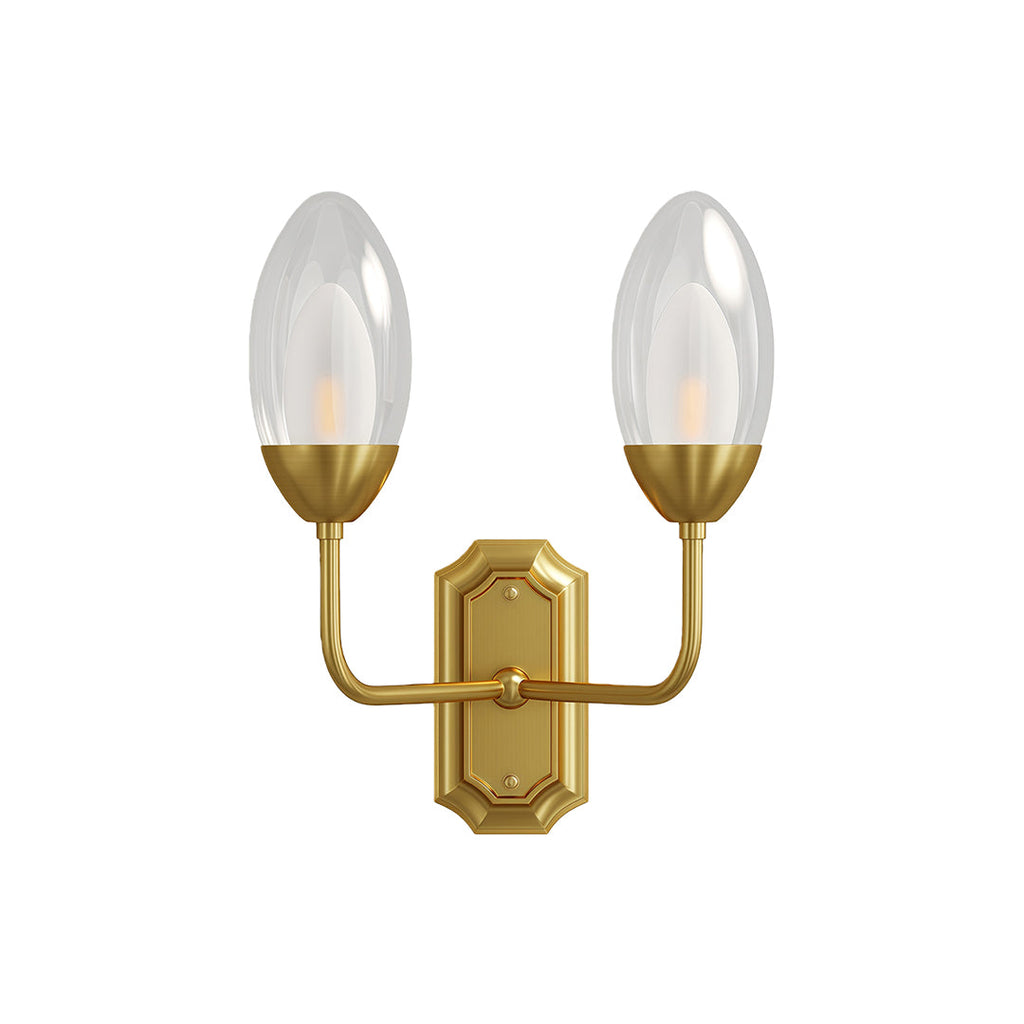 WINTHORPE COPPER TWIN HEAD WALL LANTERN