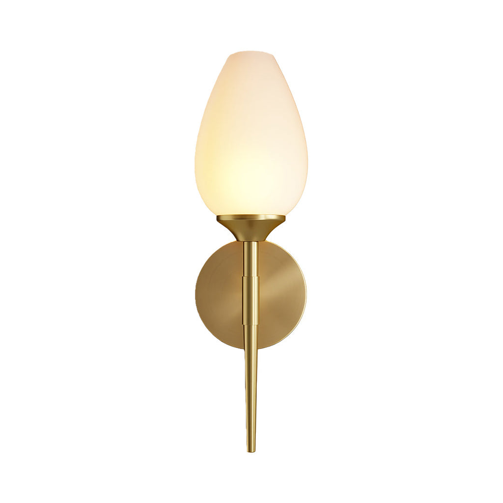 WINTHROP COPPER-CLAD GLASS WALL SCONCE