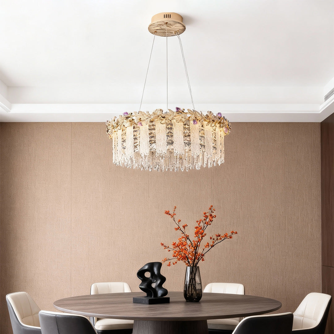 CARLETON CRYSTAL SPHERE CEILING LUMINAIRE