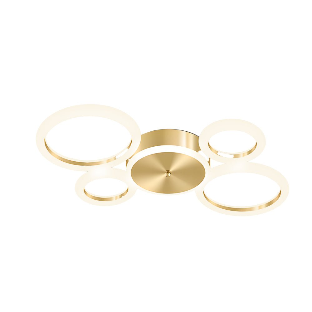 WINTERBOURNE GOLDEN CIRCLE LED CEILING LIGHTING RING
