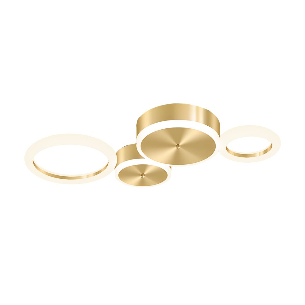 WINTERBOURNE GOLDEN CIRCLE LED CEILING LIGHTING RING