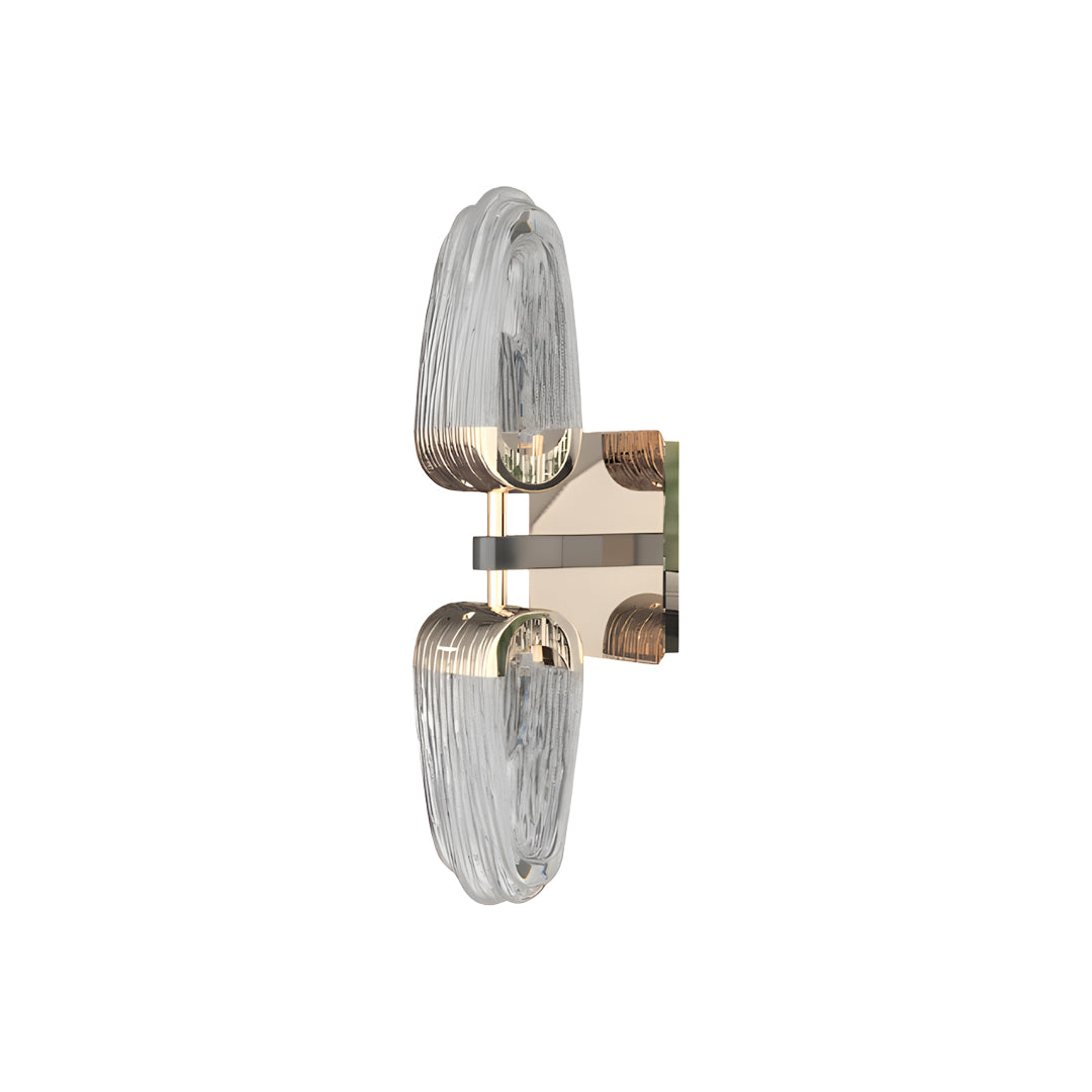 FENWICK GOLDEN ACRYLIC FLUSH MOUNT LUMINAIRE