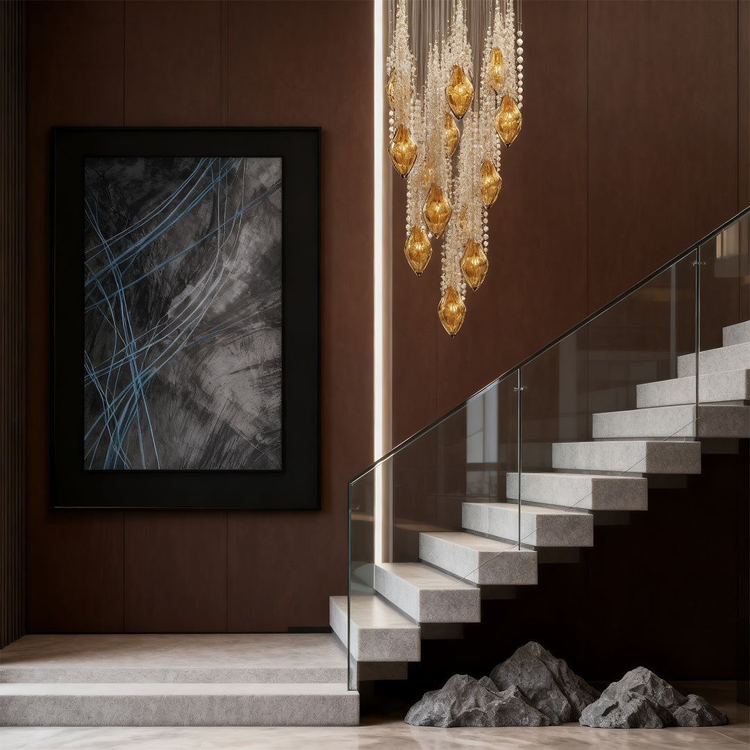 RAVENSCROFT CRYSTAL STAIRCASE LUMINAIRE