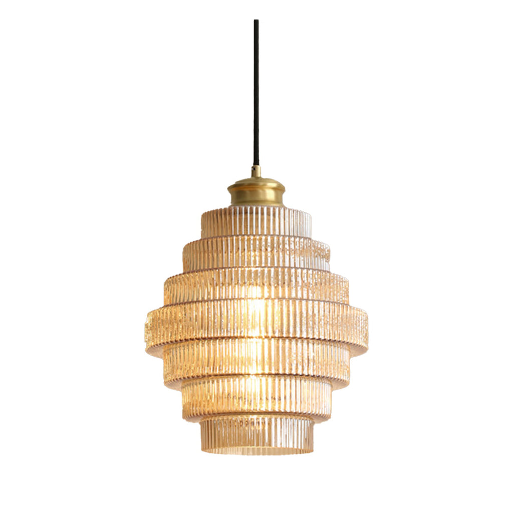 WINTHROP HONEYCOMB GLASS PENDANT LIGHT