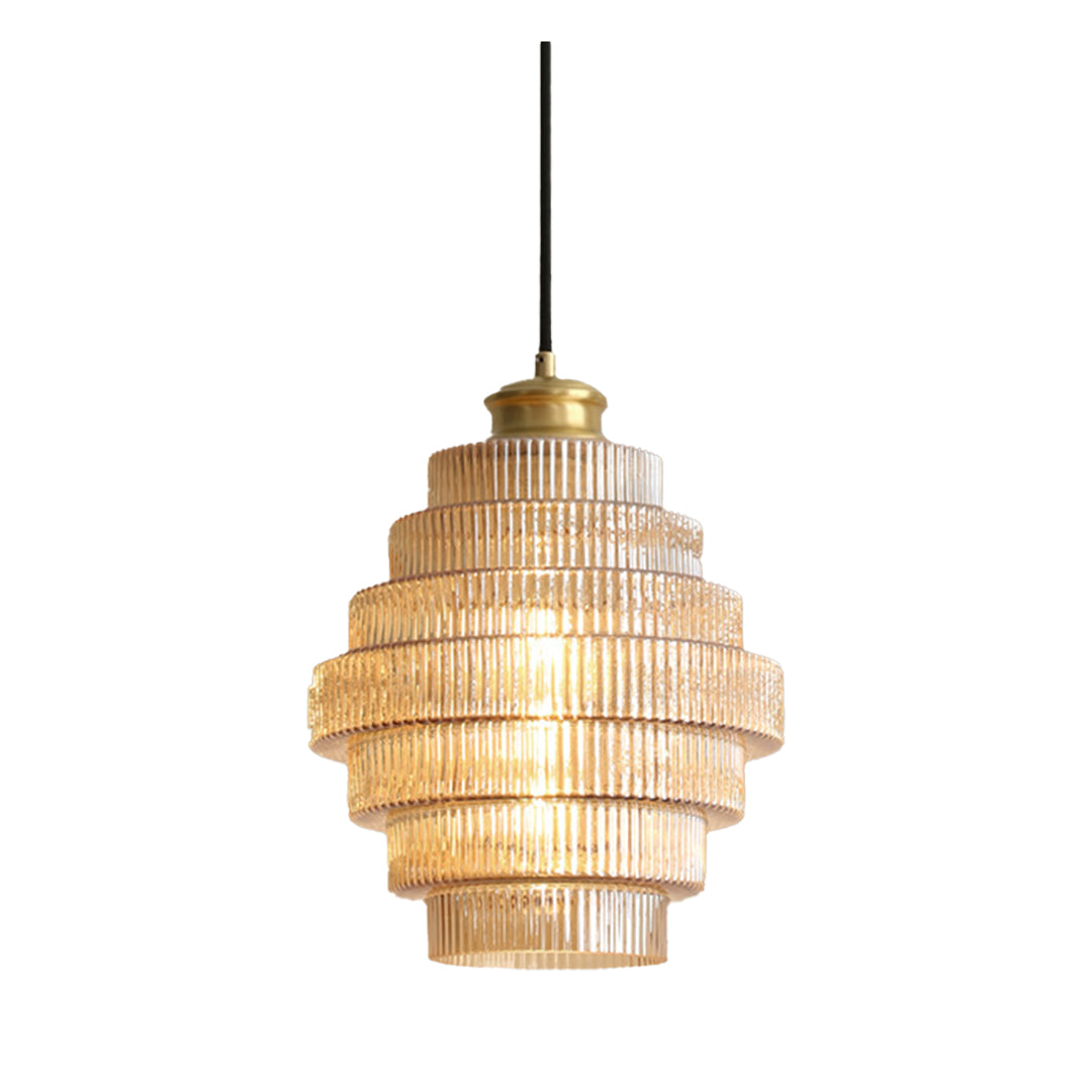 WINTHROP HONEYCOMB GLASS PENDANT LIGHT