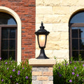 WINTERBOURNE CAST ALUMINUM OUTDOOR PILLAR LANTERN