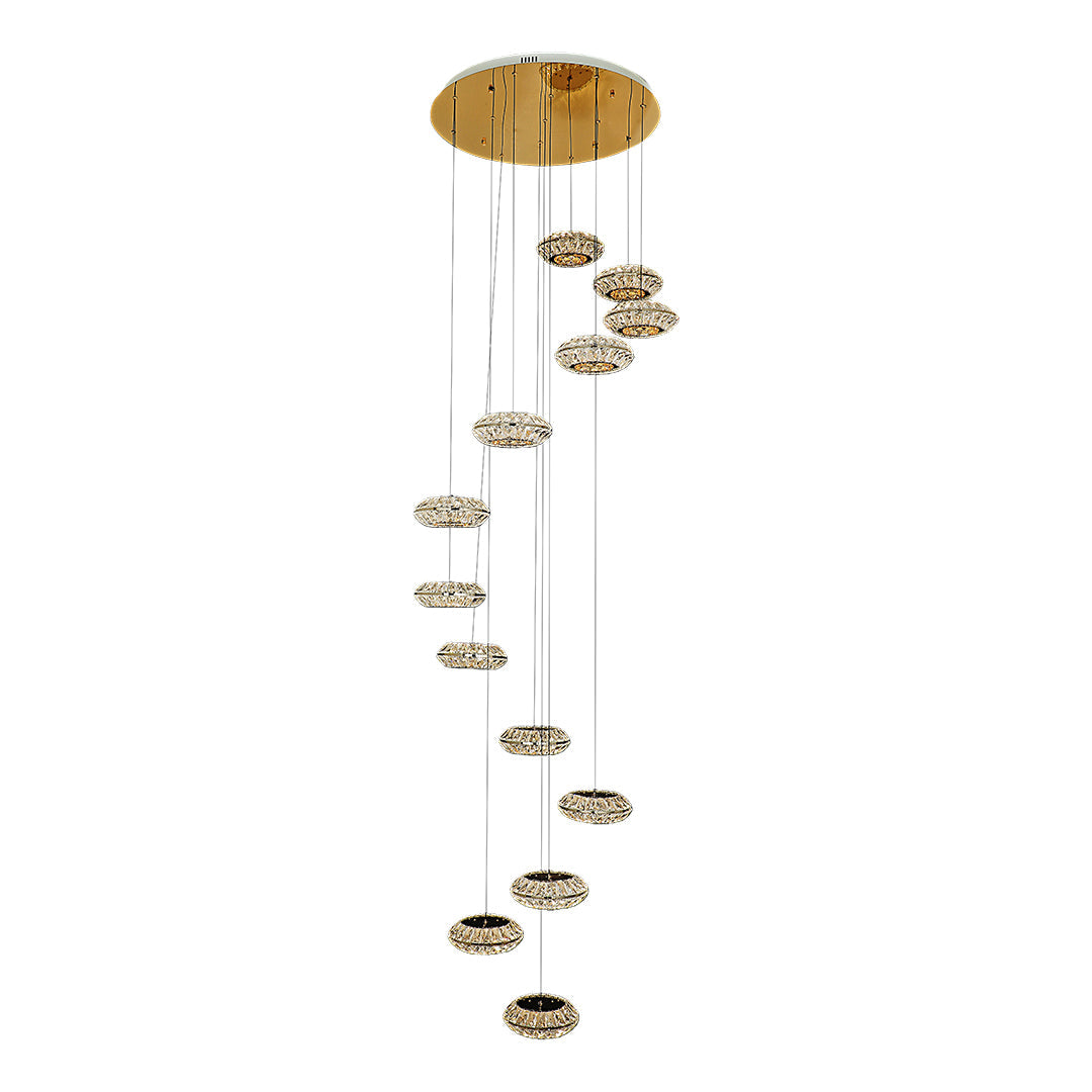 VERONA VINTAGE DUO CEILING LANTERN"  
2. "BELLAMY ORNATE CRYSTAL DOME LIGHT"  
3. "CAVENDISH LUXE TIERED CHANDELIER"  
4. "FENWICK ARTISANAL GLASS DROP LIGHT"  
5. "KENSINGTON ROYAL HANGING ILLUMINATION"  
6. "HARLOW CLASSIC BRASS MULTI-LIGHT FIXTURE"  
7