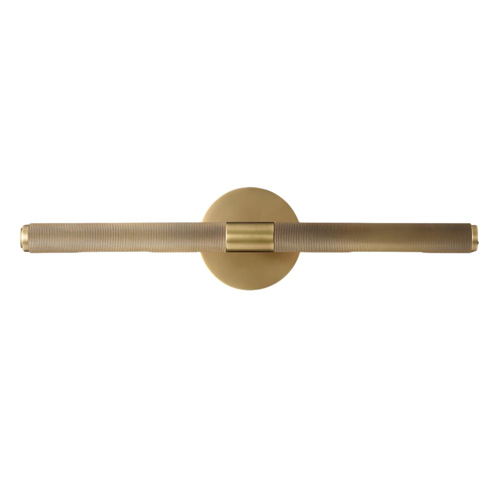 WINDSOR KNURL LED BATHROOM WALL LIGHT WITH TILTING HEAD
