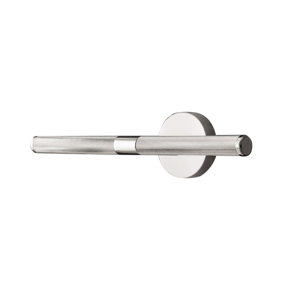 WINDSOR KNURL LED BATHROOM WALL LIGHT WITH TILTING HEAD