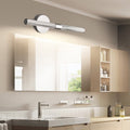 WINDSOR KNURL LED BATHROOM WALL LIGHT WITH TILTING HEAD