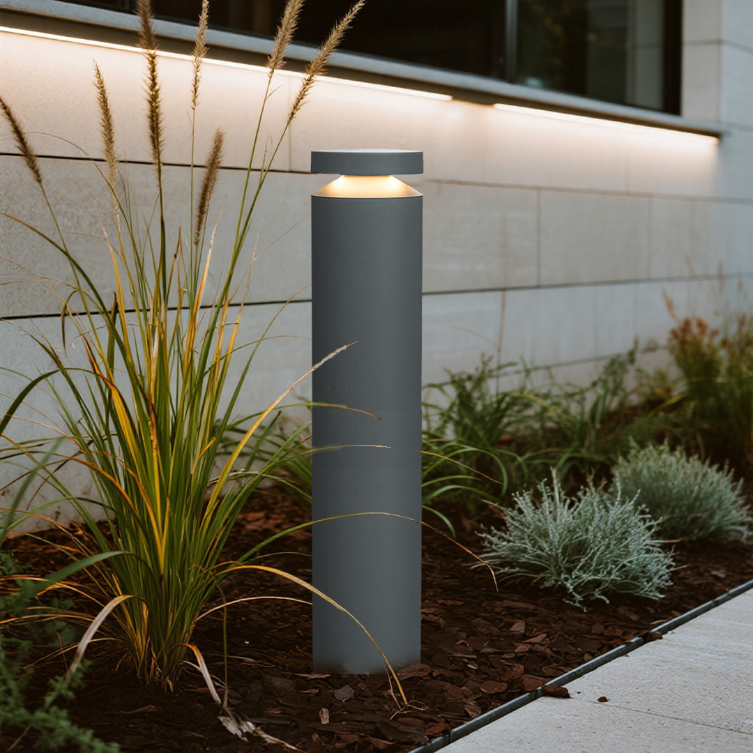 WINTERBOURNE MODERN OUTDOOR BOLLARD LIGHT WITH WATER-RESISTANT DESIGN