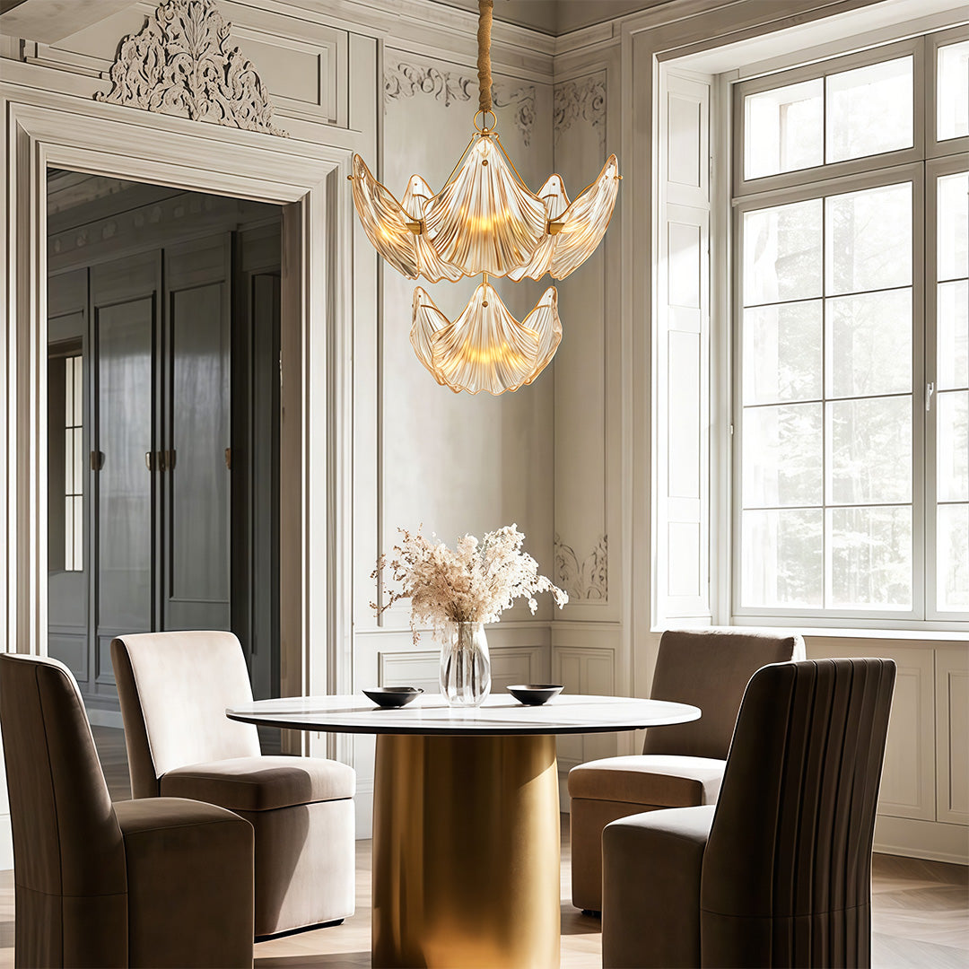 WINDSOR COPPER GLASS GRAND CEILING LANTERN