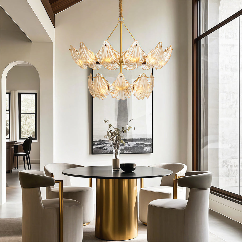 WINDSOR COPPER GLASS GRAND CEILING LANTERN