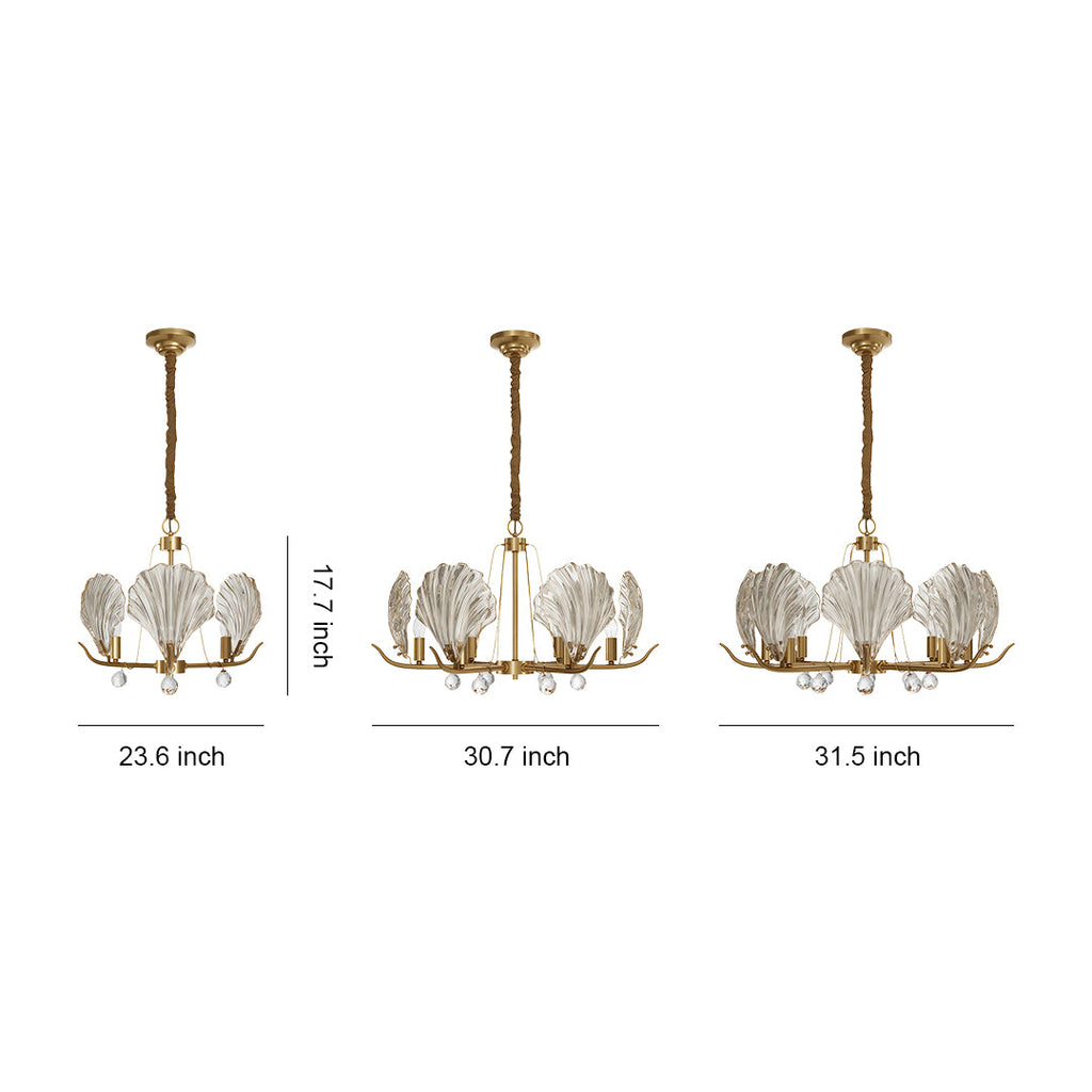 MERIDIAN COPPER SHELL CEILING LUMINAIRE