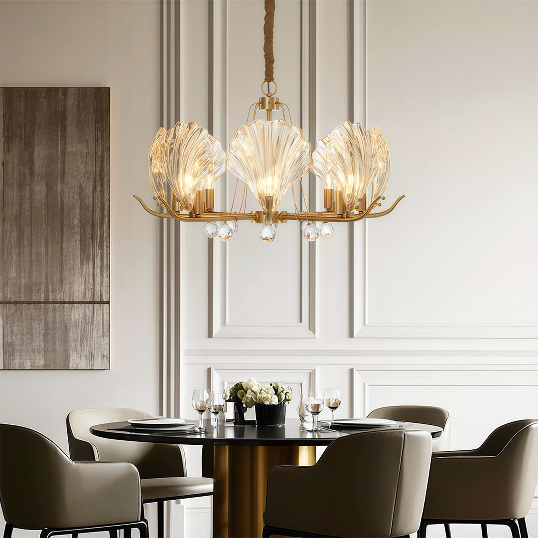MERIDIAN COPPER SHELL CEILING LUMINAIRE