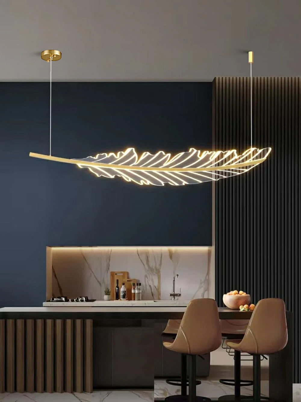 FERNDALE LEAF INSPIRED CEILING LIGHT