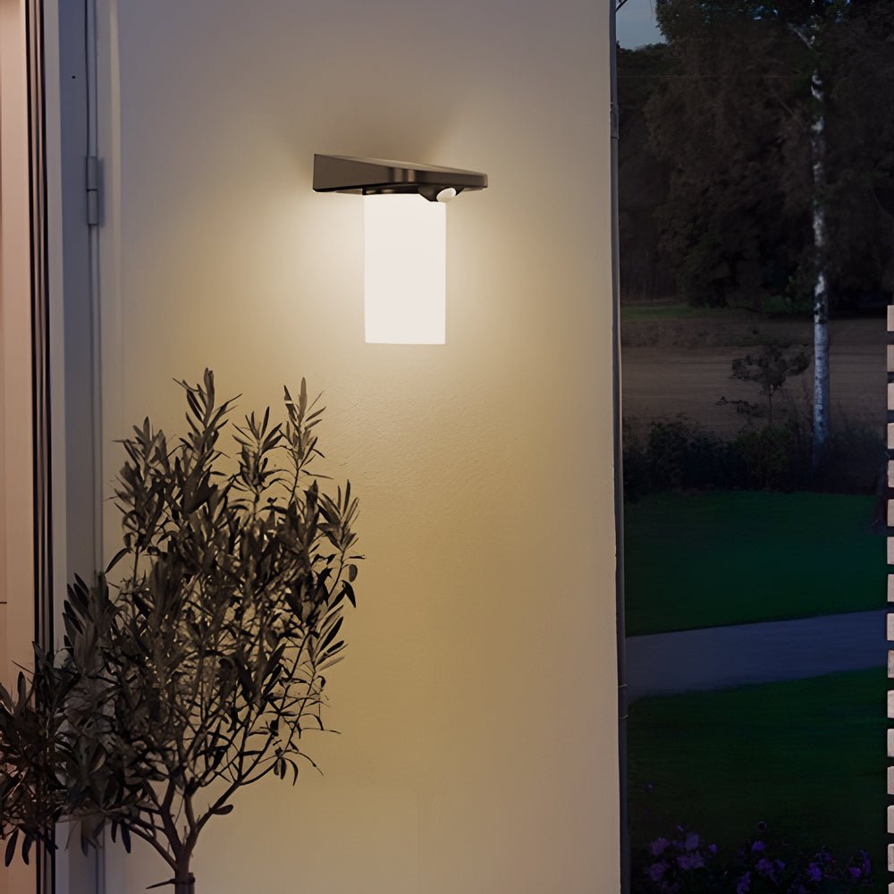 WINTHROP NIGHTWATCH SOLAR WALL LANTERN WITH MOTION DETECTION