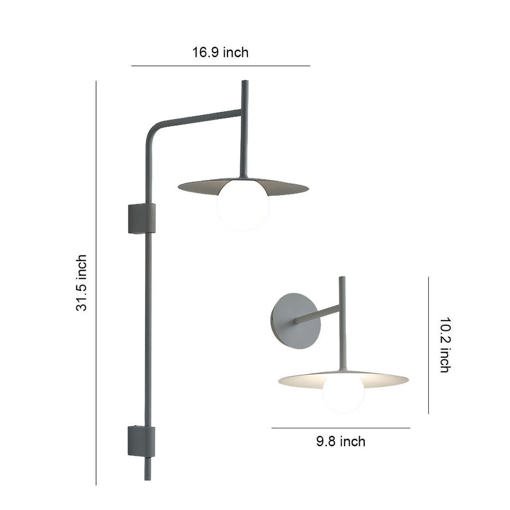 BRANDEIS LONG-REACH LED READING SCONCE